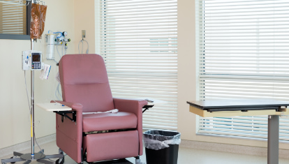 Photo of a chair used for infusions